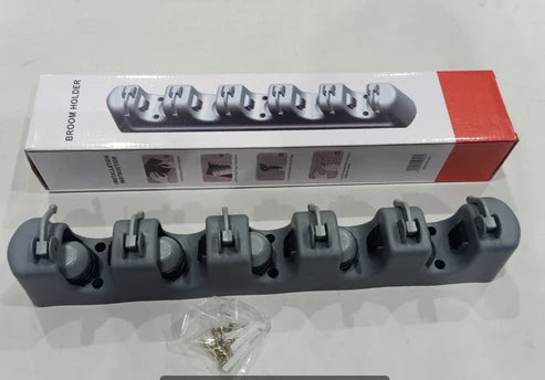 Brooms & Toiletries Wall Organizer