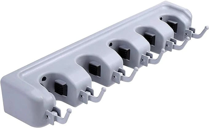 Brooms & Toiletries Wall Organizer